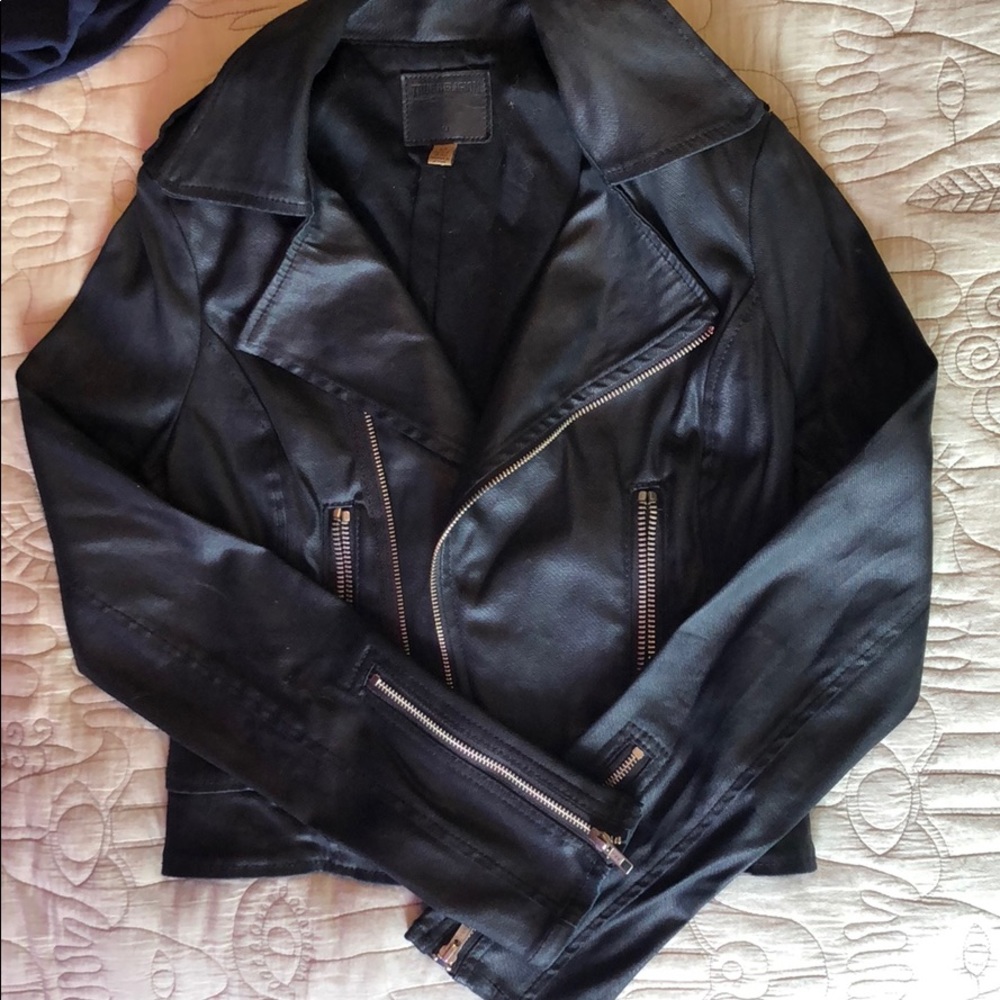 Vegan Leather Moto Jacket from True Religion